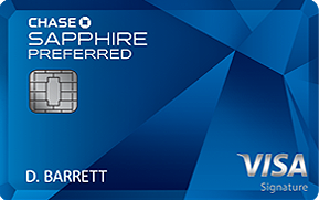 Chase Sapphire Preferred(Registered Trademark) credit card